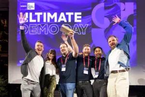 Picture of Neoways winning the Ultimate Demo Day by UnternehmerTUM